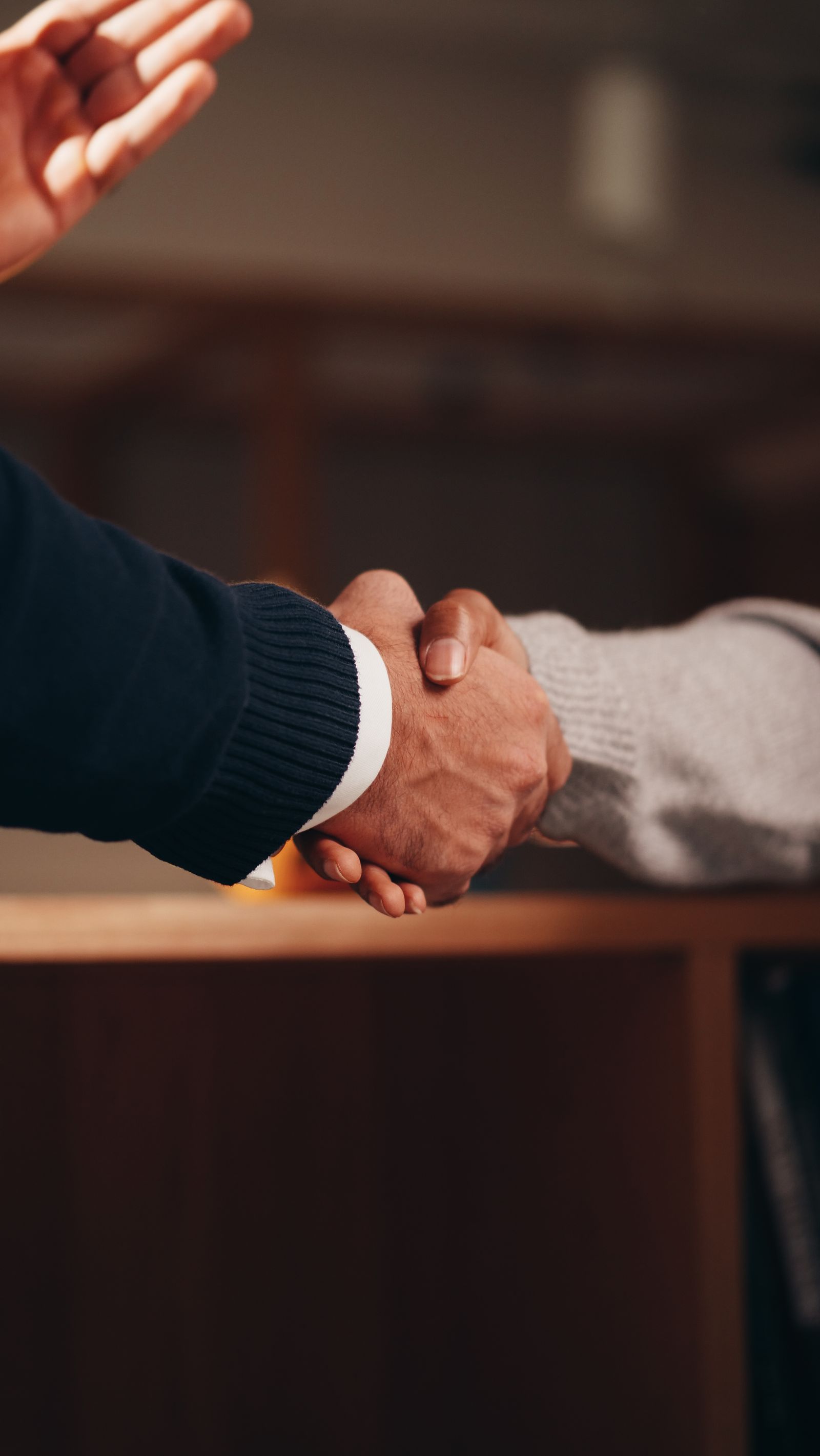 Business handshake